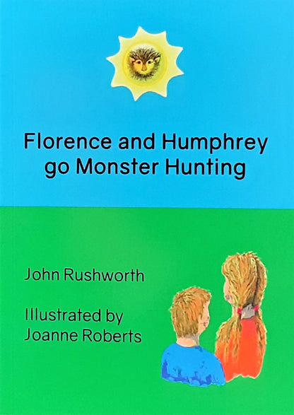 Childrens high gloss paperback book - Florence & Humphrey go monster hunting book. The story - is a sensory adventure with Florence and Humphrey. Perfect early learning book, Size 125 x 75 mm. 58 pages with 36 original Illustrations